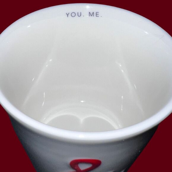 2013 Starbucks Friendship You & Me 12oz Coffee Tea Mug Cup Sweetheart - Picture 2 of 5